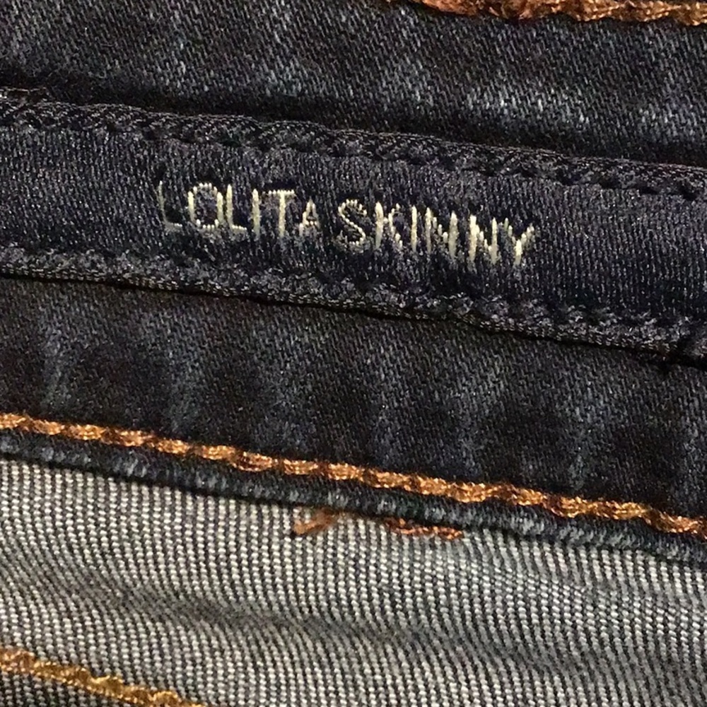 sac907 🍀Lucky Brand Low Rise Lolita Skinny Size 14 w/ 27" Inseam - Picture 4 of 9